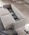 SOFA CAMA EN TELA BEIGE