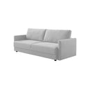 SOFA CAMA EN TELA GRIS