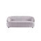 SOFA ESTACIONARIO DE TRES ASIENTOS EN TELA GRIS
