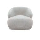 BUTACA ESTACIONARIA EN TELA MARRON CLARO