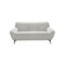 SOFA ESTACIONARIO DE 2 ASIENTOS EN TELA OFF WHITE