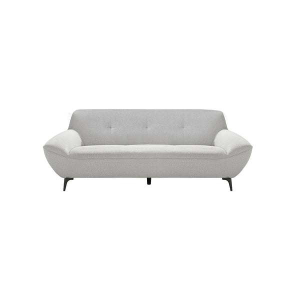 SOFA ESTACIONARIO DE 3 ASIENTOS EN TELA OFF WHITE
