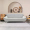 SOFA ESTACIONARIO DE 3 ASIENTOS EN TELA OFF WHITE