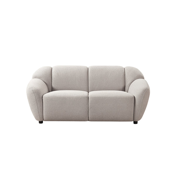 SOFA ESTACIONARIO DE 2 ASIENTOS EN TELA BEIGE