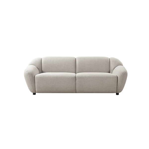 SOFA ESTACIONARIO DE 3 ASIENTOS EN TELA BEIGE