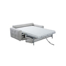 SOFA CAMA EN TELA TEXTURIZADA BEIGE KAKI