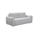SOFA CAMA EN TELA TEXTURIZADA BEIGE KAKI