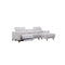SOFA SECCIONAL RECLINABLE ELECTRICO EN TELA GRIS