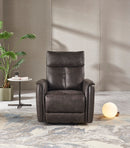 BUTACA RECLINABLE ELECTRICA EN PIEL SINTETICA GRIS