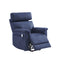BUTACA RECLINABLE ELECTRICA EN TELA AZUL
