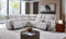 SOFA SECCIONAL RECLIBALE ELECTRICO EN TELA BEIGE