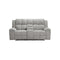 SOFA RECLINABLE ELECTRICO DE DOS ASIENTOS EN TELA GRIS