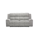 SOFA RECLINABLE ELECTRICO DE TRES ASIENTOS EN TELA GRIS