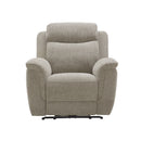 BUTACA RECLINABLE  ELECTRICA EN TELA BEIGE