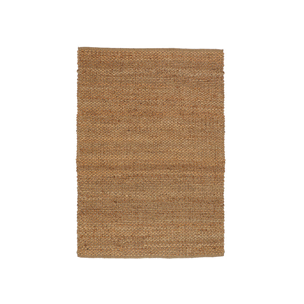 JUTE AND JUTE, BRAIDED, SHUTTLE WEAVE DURRIE WITH HAMMING
