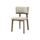 SILLA DE COMEDOR EN TELA BEIGE