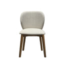 SILLA DE COMEDOR EN TELA BEIGE