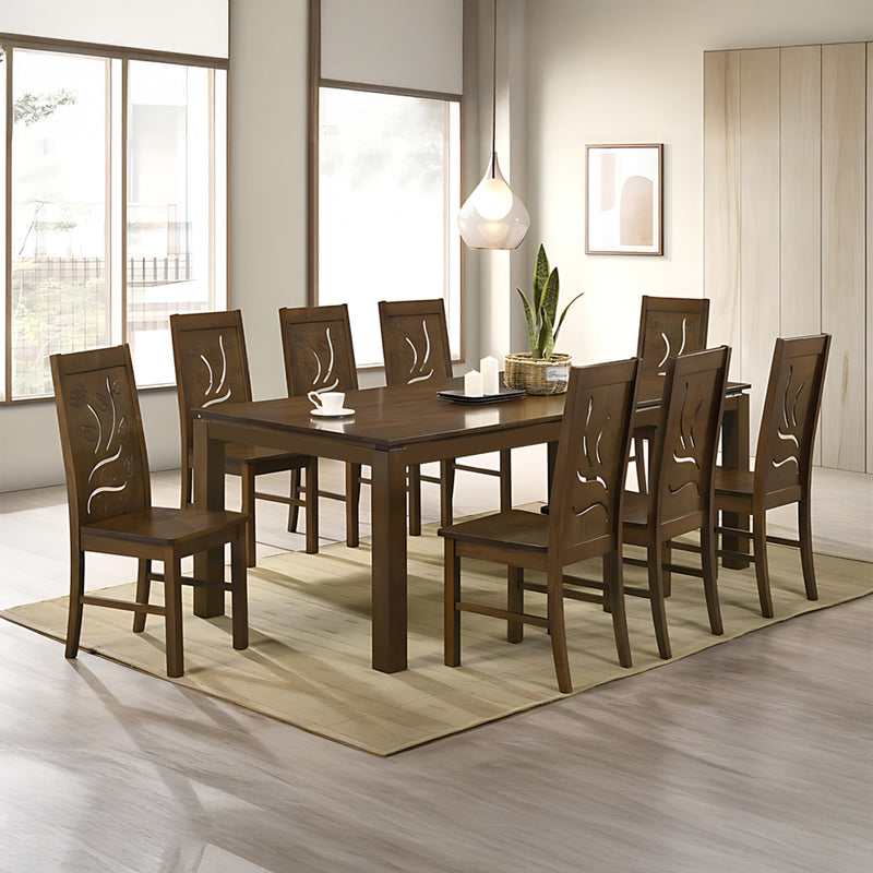 MESA DE COMEDOR ACABADO DE MADERA