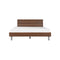 CAMA KING ACABADO DE MADERA