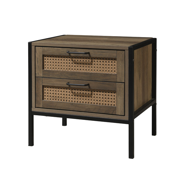 MESA DE NOCHE ACABADO DE MADERA