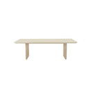 MESA DE COMEDOR TOPE DE DE VIDRIO CREMA Y BASE MDF ESTILO MARMOL