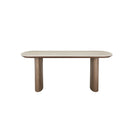 MESA DE COMEDOR CON TOPE ESTILO MARMOL Y BASE MDF