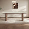 MESA DE COMEDOR CON TOPE ESTILO MARMOL Y BASE MDF