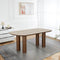 MESA DE COMEDOR  TOPE ESTILO MARMOL Y BASE MDF