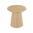 MESA LATERAL ACABADO DE MADERA NATURAL