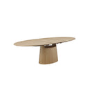 MESA DE COMEDOR EXTENDIBLE ACABADO MADERA NATURAL