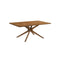 MESA DE COMEDOR ACABADO DE MADERA MARRON
