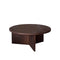 MESA DE CENTRO ACABADO DE MADERA MARRON