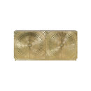 CREDENZA THE LONDON DORADA DE 4 PUERTAS