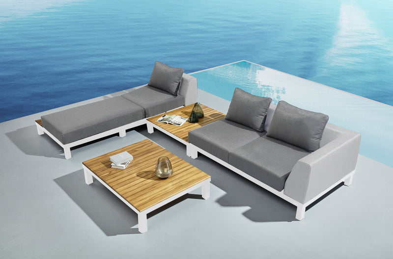 SOFA SECCIONAL PARA EXTERIOR "POLO PRO" - 4PCS