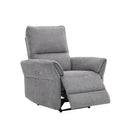 BUTACA RECLINABLE ELECTRICA EN TELA GRIS