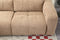 SOFA SECCIONAL RECLBINABLE ELECTRICO EN TELA MARRON KAKI