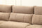 SOFA SECCIONAL RECLBINABLE ELECTRICO EN TELA MARRON KAKI