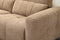 SOFA SECCIONAL RECLBINABLE ELECTRICO EN TELA MARRON KAKI