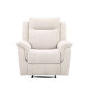 BUTACA RECLINABLE MANUAL EN TELA BEIGE