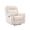 BUTACA RECLINABLE MANUAL EN TELA BEIGE