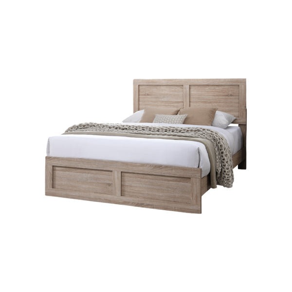 CAMA QUEEN "RZ1035" + 1 MESITA DE NOCHE - 2PCS
