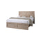 CAMA QUEEN "RZ1035" + 1 MESITA DE NOCHE - 2PCS