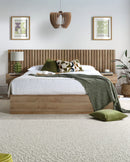 CAMA KING RZ-HB CON MESITA DE NOCHE - 2PCS