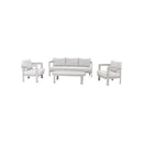 GALEN ALUM SOFA, TABLE, BENCH SOFA, 2 SINGLE. 12283PF6, XN4540