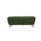 SOFA ESTACIONARIO DE DOS ASIENTOS EN TELA VERDE