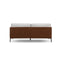 SOFA ESTACIONARIO DE TRES ASIENTOS EN TELA OFF WHITE