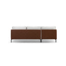 SOFA ESTACIONARIO DE TRES ASIENTOS EN TELA OFF WHITE