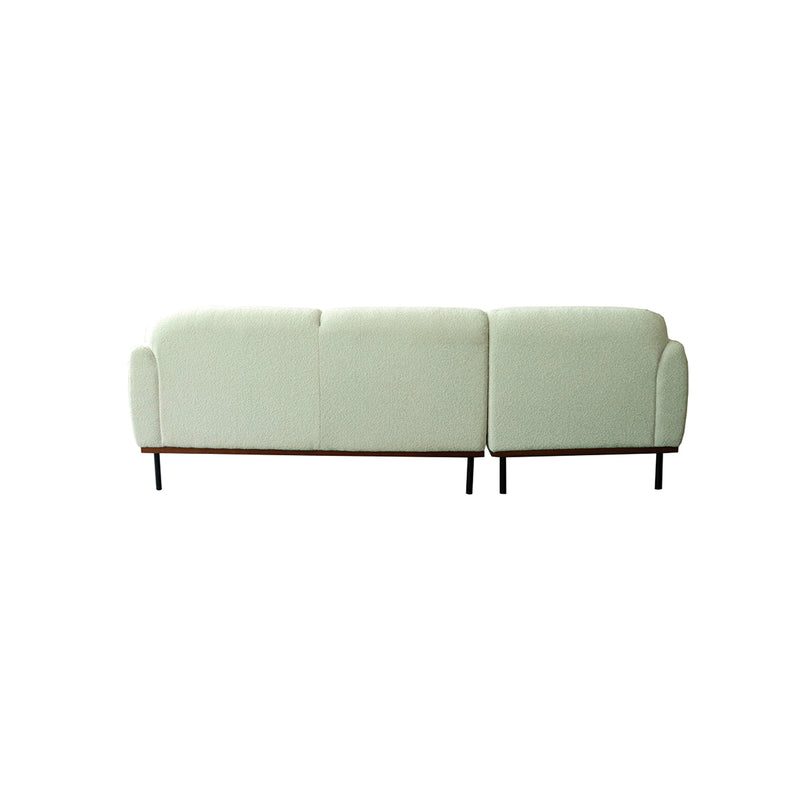 SOFA SECCIONAL ESTACIONARIO IZQUIERDO EN TELA OFF WHITE