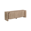 CREDENZA ACABADO EN MADERA NATURAL