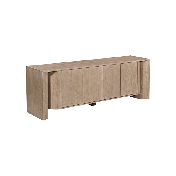 CREDENZA ACABADO EN MADERA NATURAL
